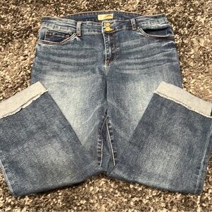 KUT From the Cloth Straight Leg Crop